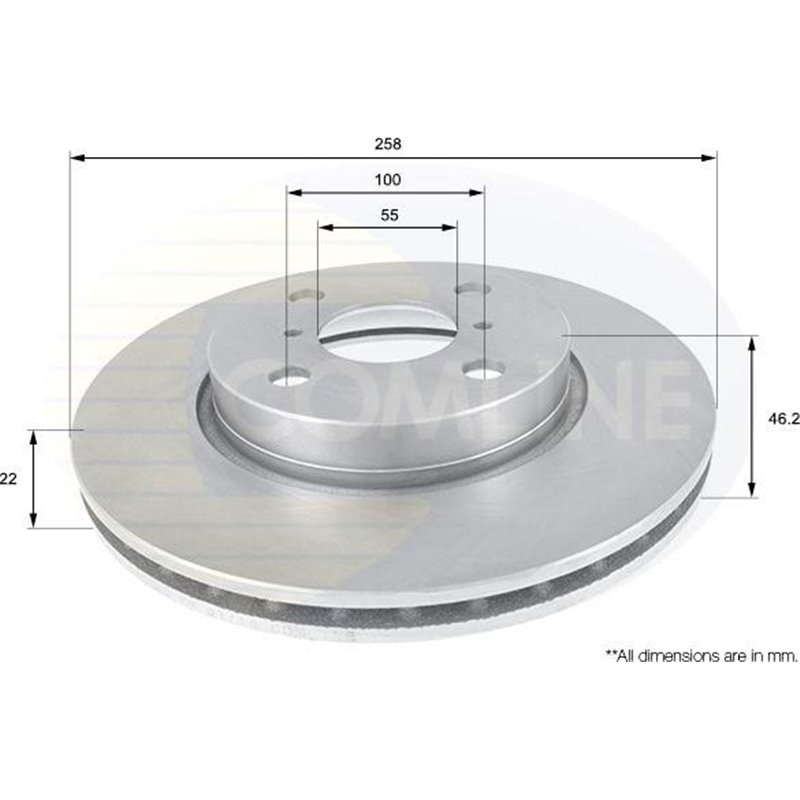 Disc frana - Comline-ADC01133V