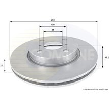 Disc frana - Comline-ADC01133V