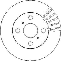 Disc frana - Comline-ADC0193V