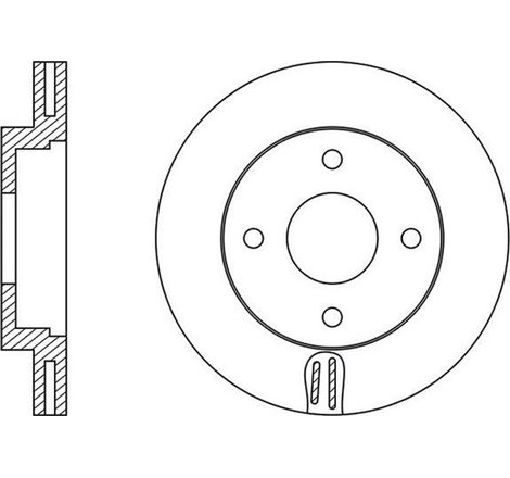 Disc frana - Comline-ADC0266V