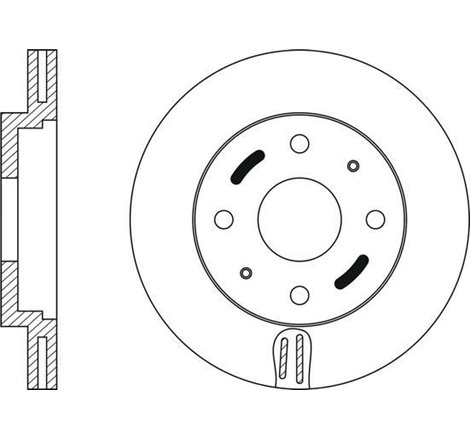 Disc frana - Comline-ADC0352V