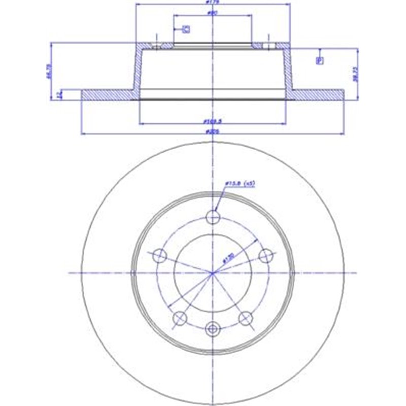 Disc frana - Comline-ADC1109