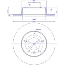 Disc frana - Comline-ADC1109