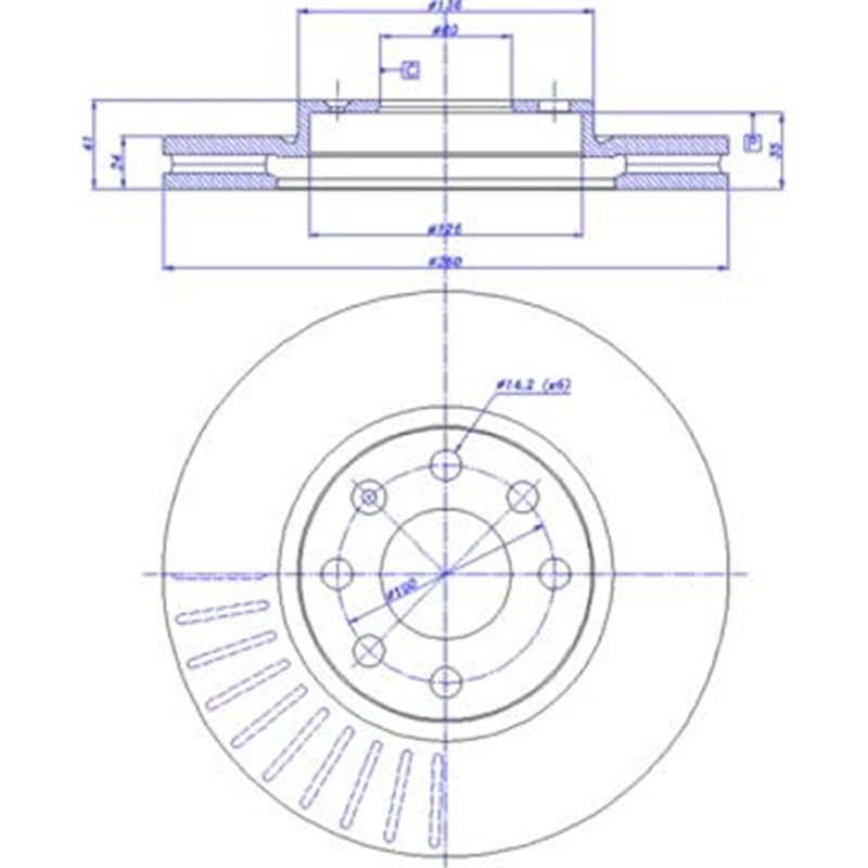 Disc frana - Comline-ADC1112V