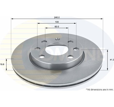 Disc frana - Comline-ADC1123V