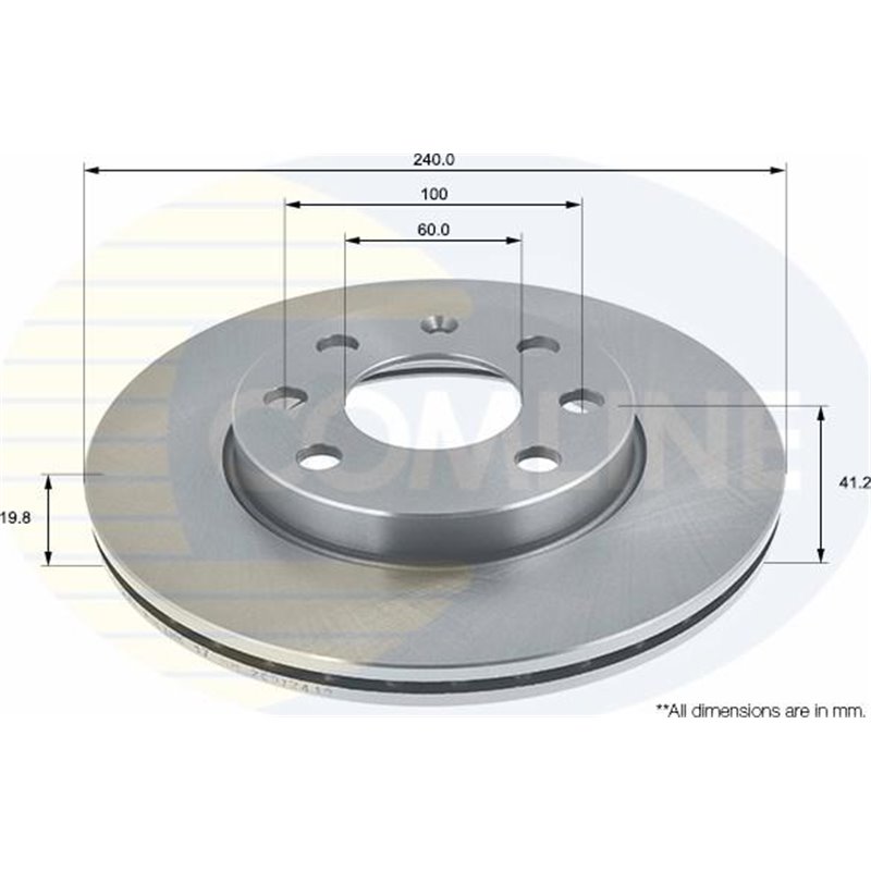 Disc frana - Comline-ADC1123V