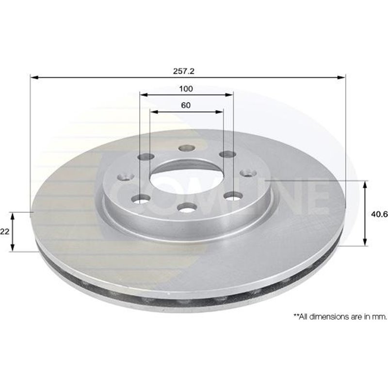 Disc frana - Comline-ADC1138V