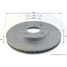 Disc frana - Comline-ADC1206V