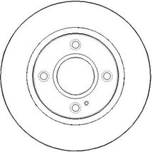 Disc frana - Comline-ADC1243V