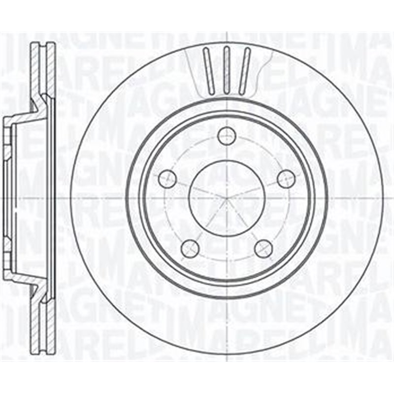 Disc frana - Comline-ADC1412V