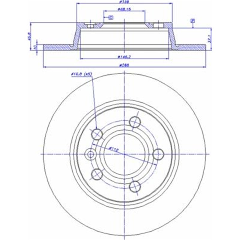 Disc frana - Comline-ADC1429