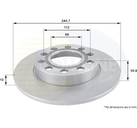 Disc frana - Comline-ADC1446