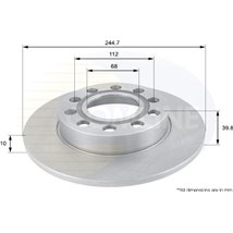 Disc frana - Comline-ADC1446