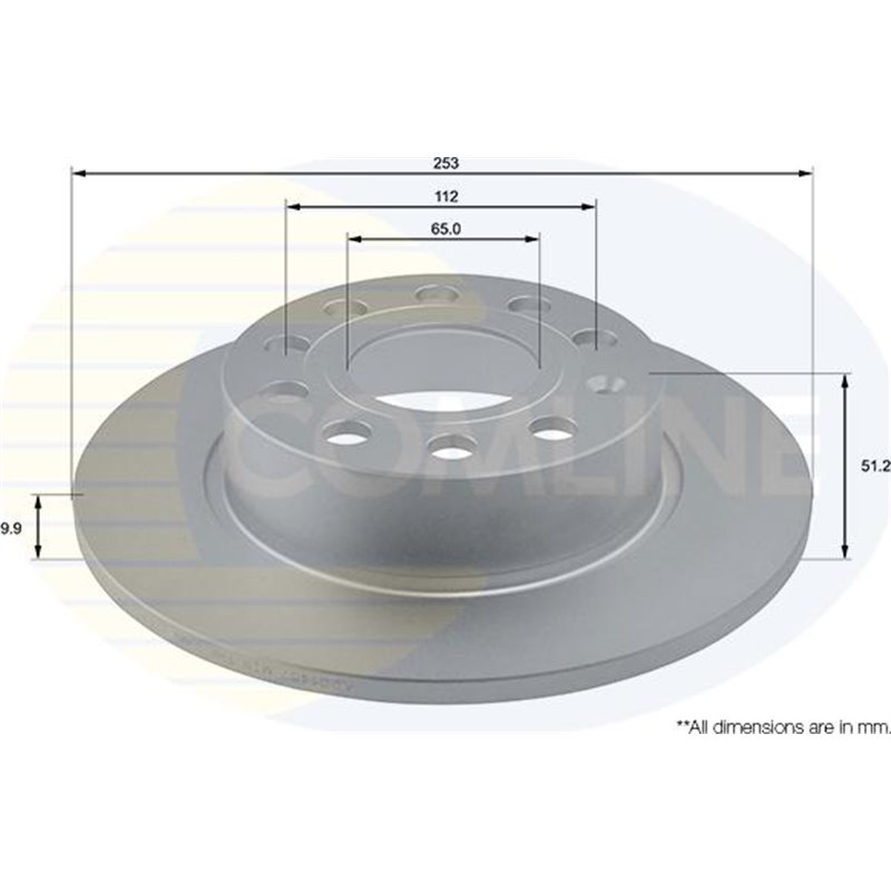 Disc frana - Comline-ADC1457