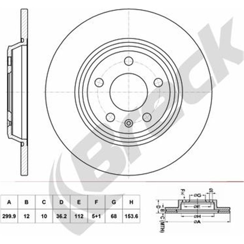 Disc frana - Comline-ADC1478
