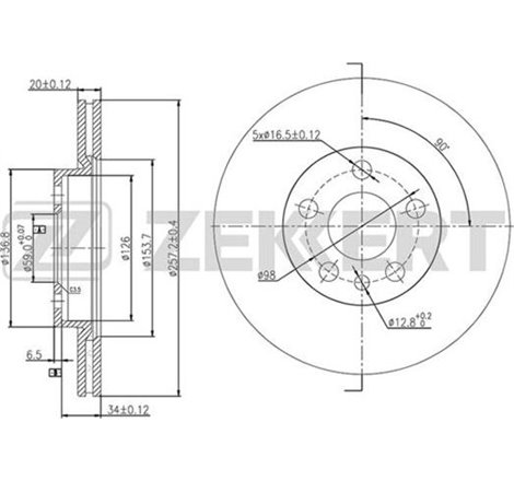 Disc frana - Comline-ADC1513V