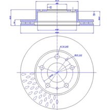 Disc frana - Comline-ADC1536V