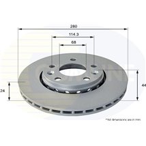 Disc frana - Comline-ADC1585V