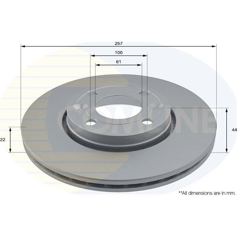 Disc frana - Comline-ADC1597V