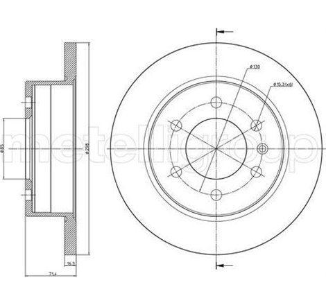 Disc frana - Comline-ADC1639