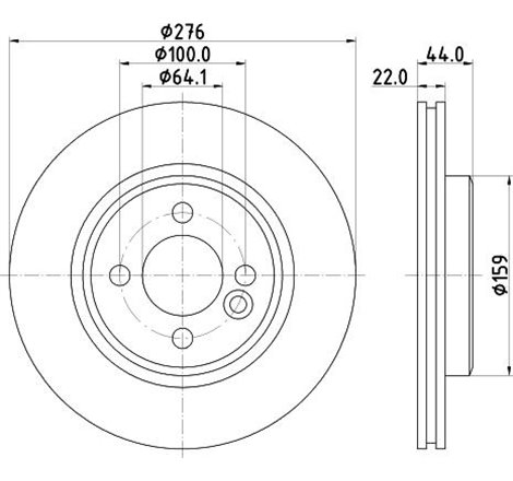 Disc frana - Comline-ADC1713V