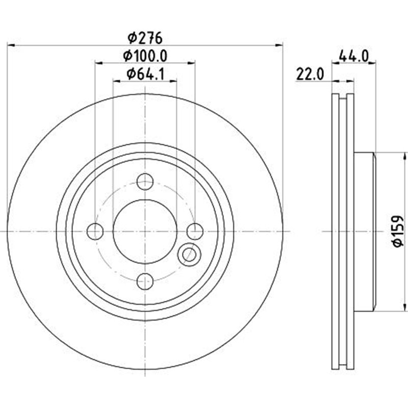 Disc frana - Comline-ADC1713V