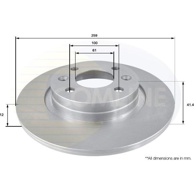Disc frana - Comline-ADC2709
