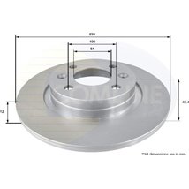 Disc frana - Comline-ADC2709
