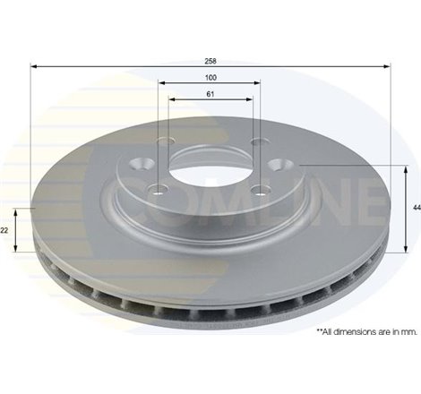 Disc frana - Comline-ADC2719V
