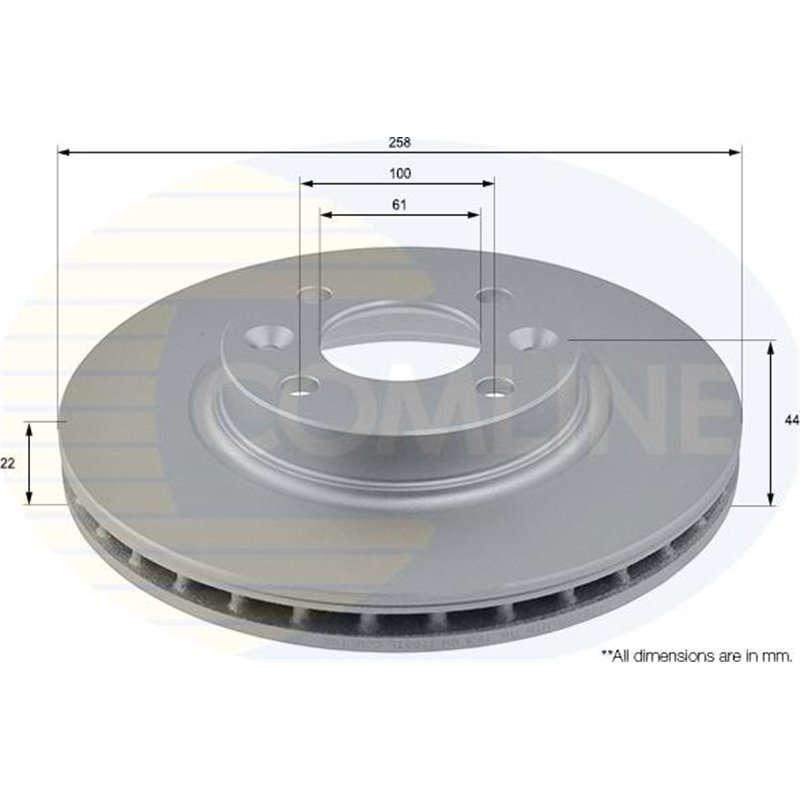 Disc frana - Comline-ADC2719V