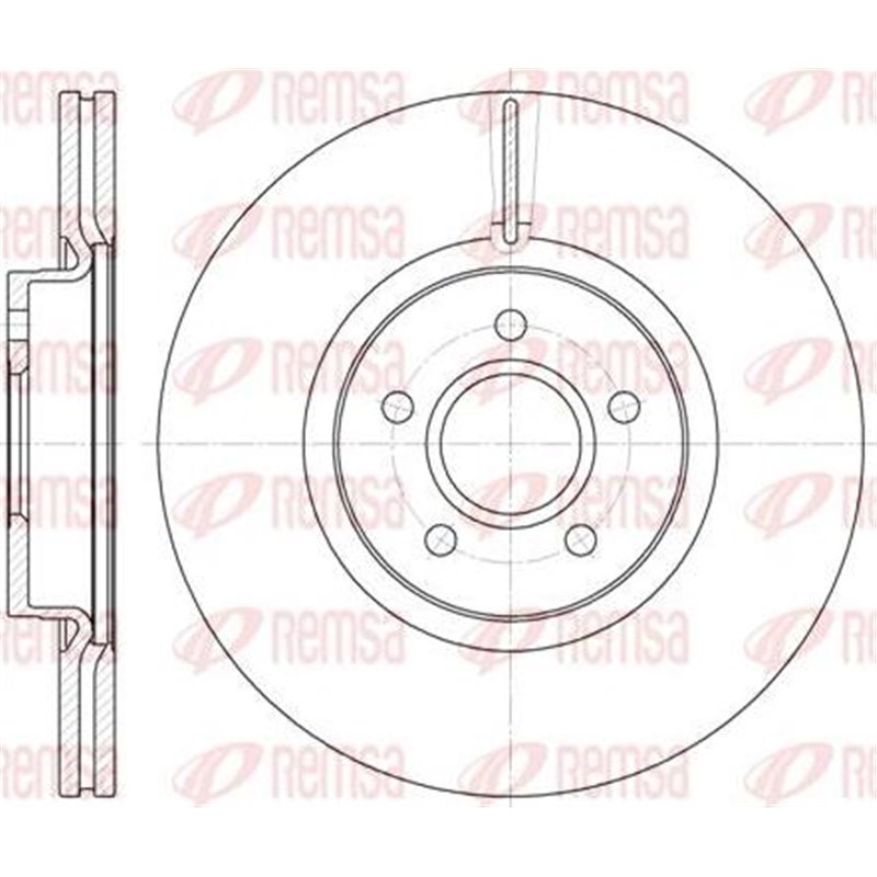 Disc frana - Comline-ADC2844V