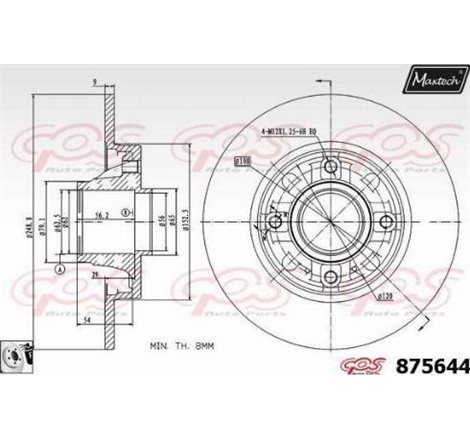 Disc frana - Comline-ADC3002