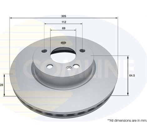 Disc frana - Comline-ADC4014V