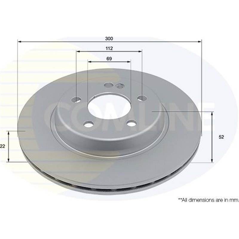 Disc frana - Comline-ADC4075V