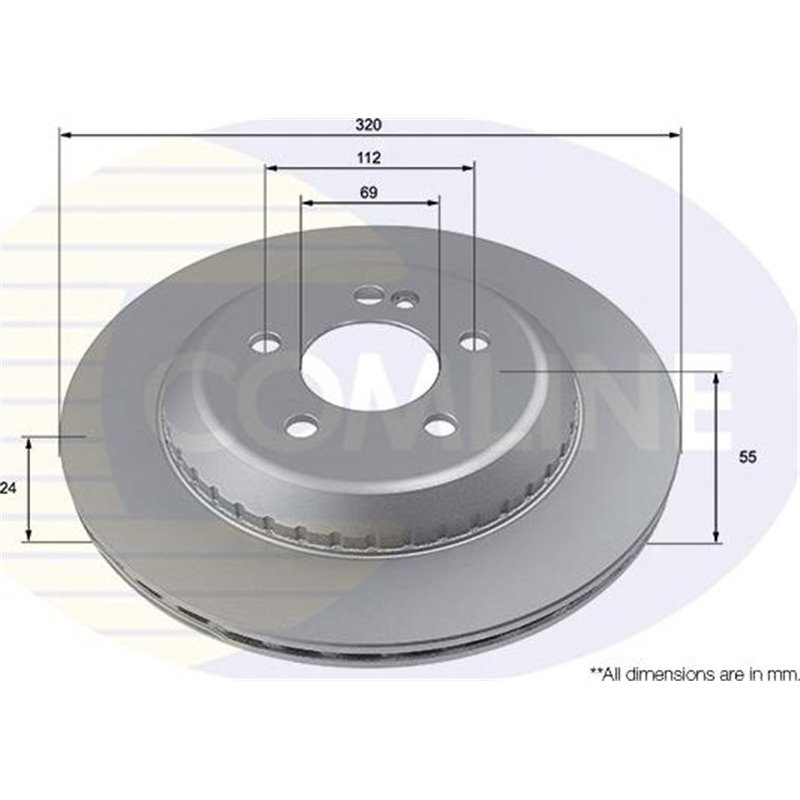 Disc frana - Comline-ADC4088V