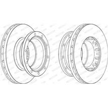 Disc frana - Comline-ADC9007V