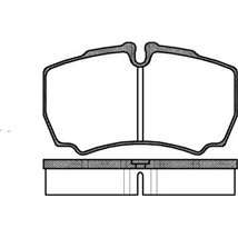Set placute frana,frana disc - Comline-CBP01034