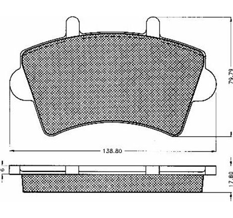 Set placute frana,frana disc - Comline-CBP01035