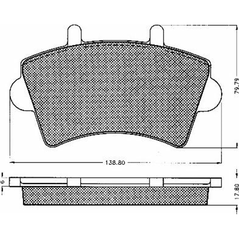 Set placute frana,frana disc - Comline-CBP01035