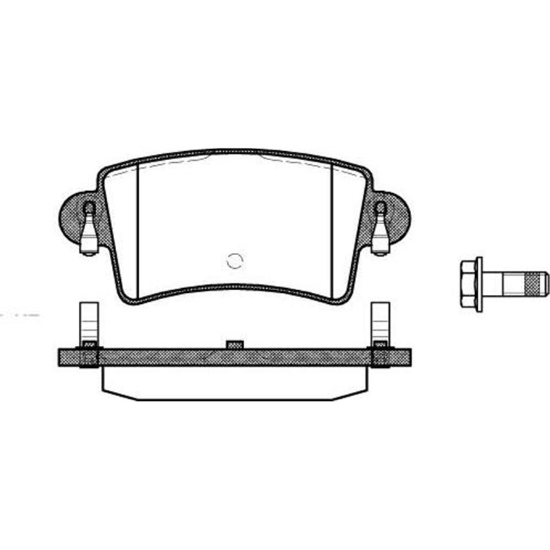 Set placute frana,frana disc - Comline-CBP01036