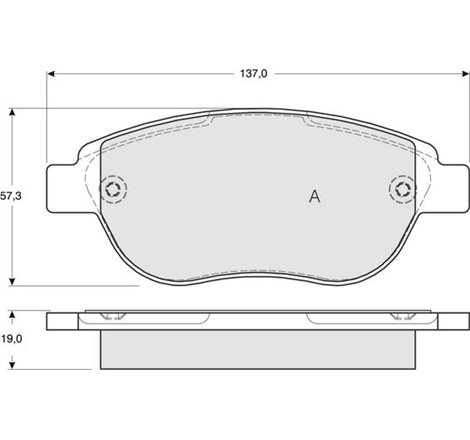 Set placute frana,frana disc - Comline-CBP01038