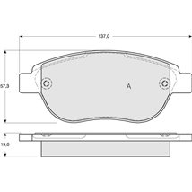 Set placute frana,frana disc - Comline-CBP01038