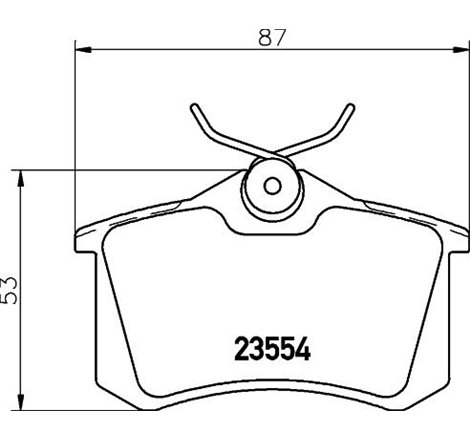 Set placute frana,frana disc - Comline-CBP0108