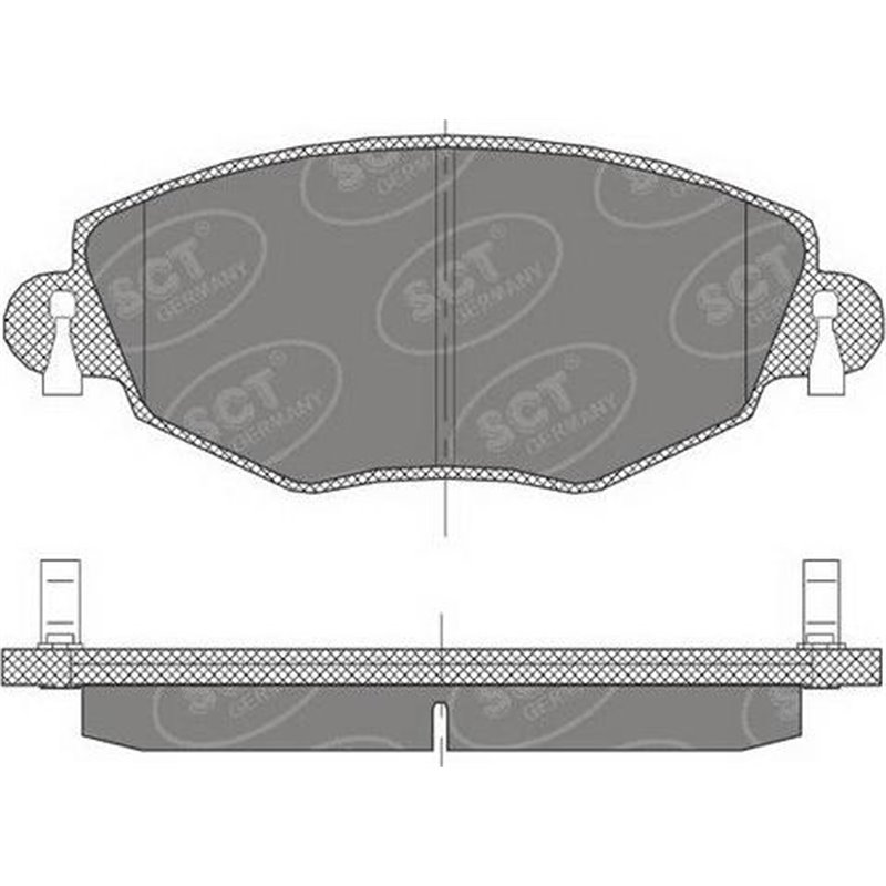 Set placute frana,frana disc - Comline-CBP01110
