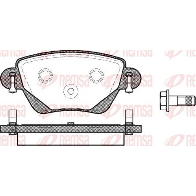 Set placute frana,frana disc - Comline-CBP01114