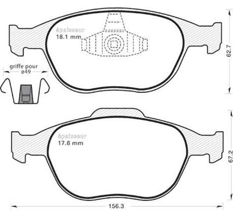 Set placute frana,frana disc - Comline-CBP01150