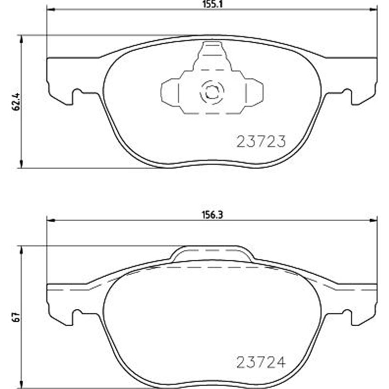 Set placute frana,frana disc - Comline-CBP01323
