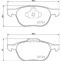 Set placute frana,frana disc - Comline-CBP01323