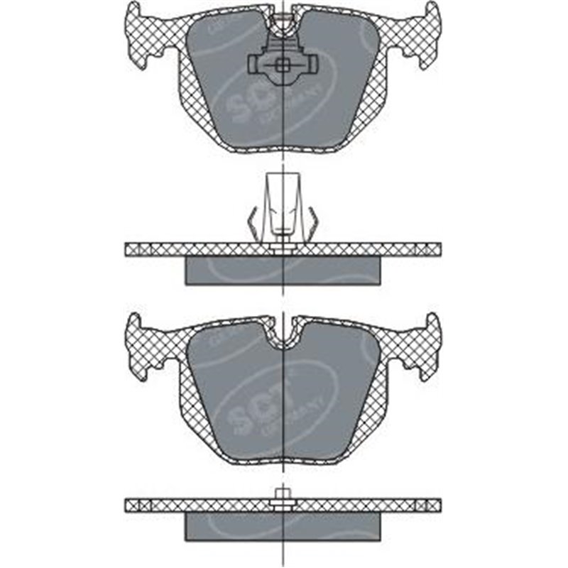 Set placute frana,frana disc - Comline-CBP01547