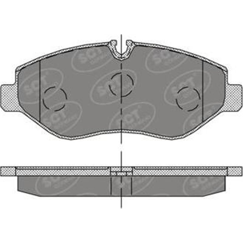 Set placute frana,frana disc - Comline-CBP01555